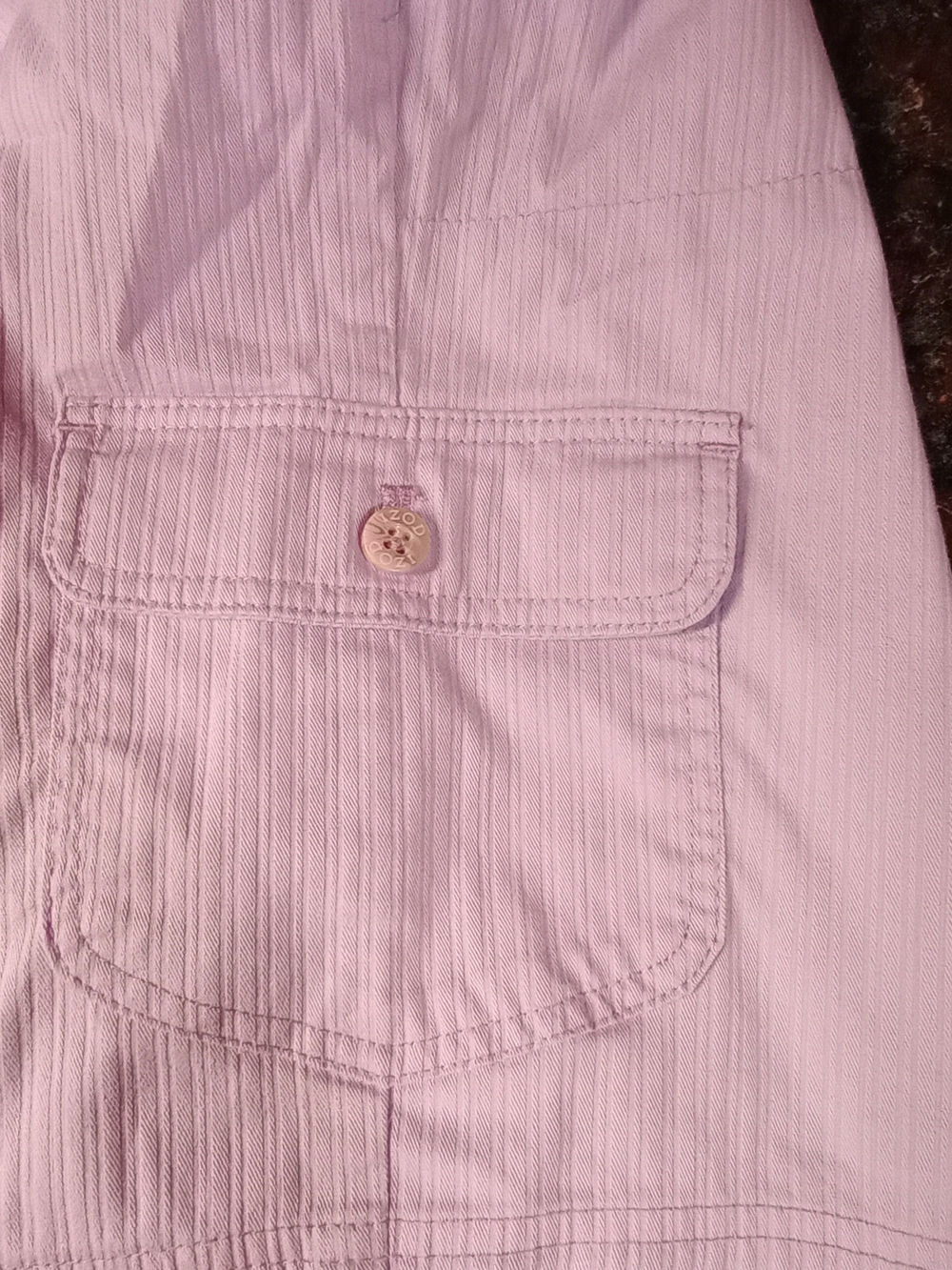 Izod Light Pink Women's Athletic Shorts with Button-Flap Pocket